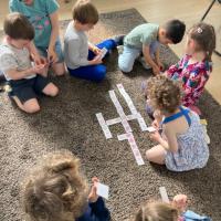 Jeu de dominos Easter bunny
