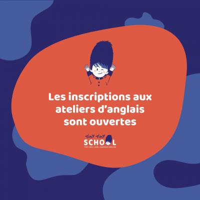 Inscription atelier anglais