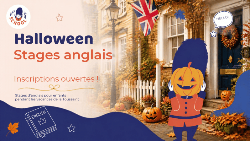 Stage anglais enfants halloween vacances toussaint