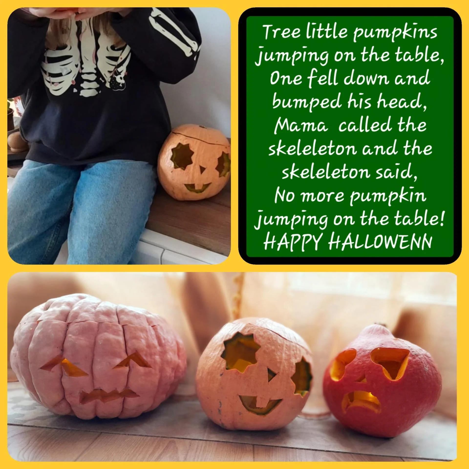 Malika et les 3 little pumpkins song